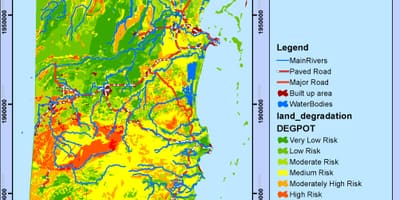 Žemėlapis Belizas klimato